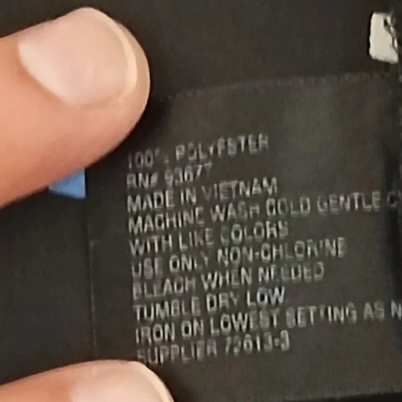 Worthington‎ Womens Tunic Black Roll Tab Sleeve Medium - Picture 16 of 16